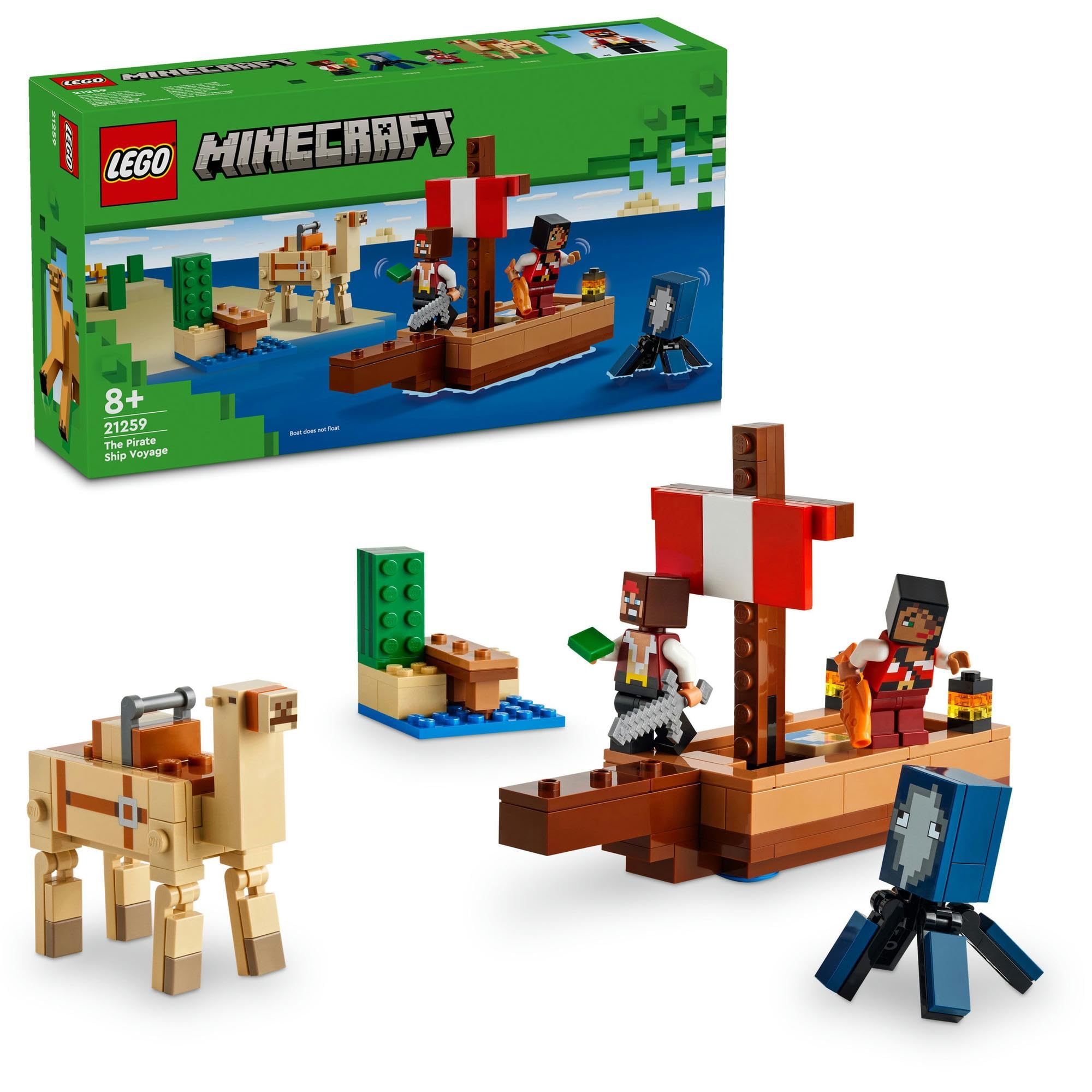 Aiii（プロフ必読） Amazon.co.jp: レゴ(LEGO) マインクラフト 海賊船の旅 おもちゃ